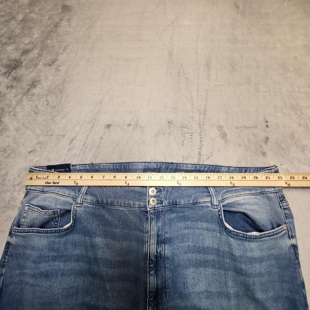 J. Jill Jeans Womens 26R Blue Light Wash Wide Leg High-Rise Full Leg Relaxed Fit - Picture 11 of 13